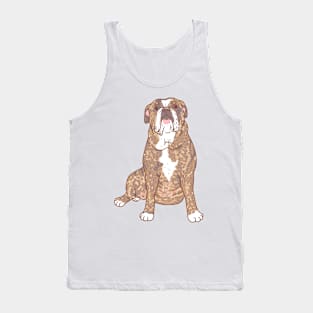 Brindle Bulldog Tank Top